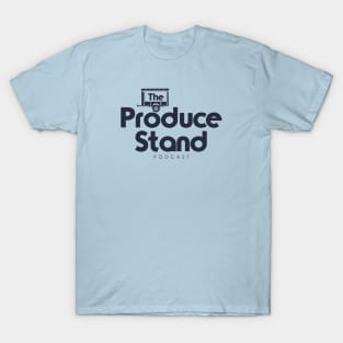 The Produce Stand Podcast Primary Logo navy T-Shirt